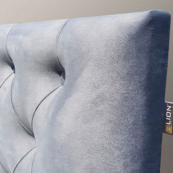 Двоспальне ліжко з м`яким узголів`ям LION Аврора Лілі 45 140х200 см (LION-041691) | Зображення 3