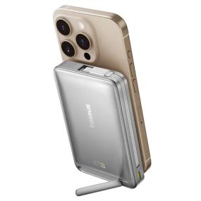 Baseus Nomos Qi2 10000 mAh 45W 2в1 Павербанк з бездротовою швидкою зарядкою QC3.0+PD3.0 Чорний