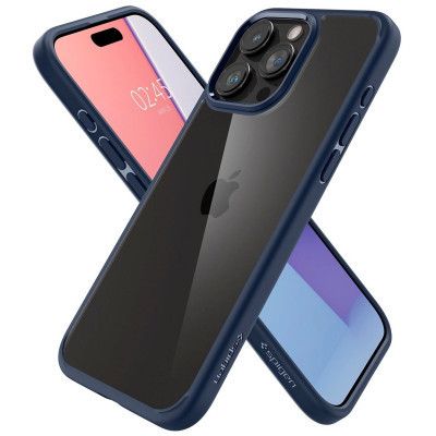 Чехол для мобильного телефона Spigen Apple iPhone 15 Pro Ultra Hybrid Navy Blue (ACS06711) | Зображення 2