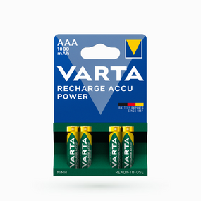 Акумулятор AAA/HR03 NiMh 1,2V 1000 mAh (бл-4шт) VARTA