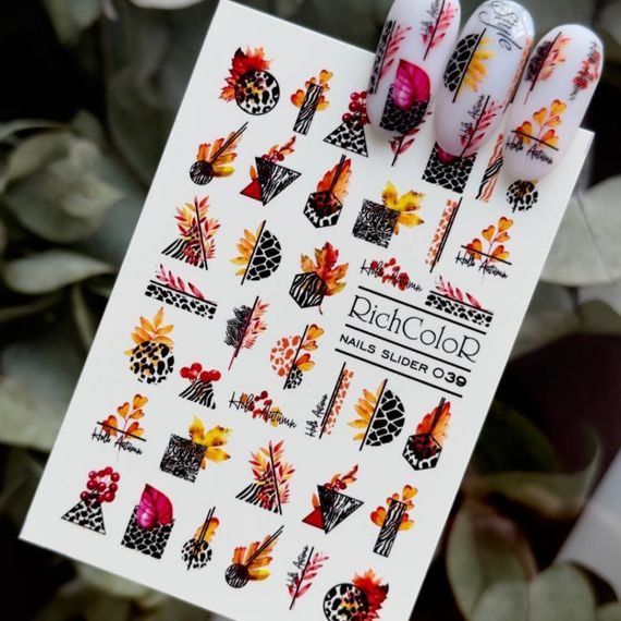 Рифлений слайдер RichColor 039 на водяній основі (6.5x9.5см)