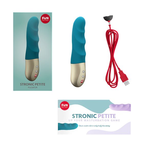 Мініпульсатор Fun Factory STRONIC PETITE deep sea blue, 8 режимів, підходить для початківців | Зображення 5