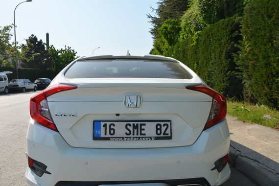 Спойлер Анатомик (под покраску) для Honda Civic Sedan X 2016-2021 гг | Зображення 3