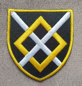 Шеврон 47 отдельная дорожно-комендантская бригада (цветной)