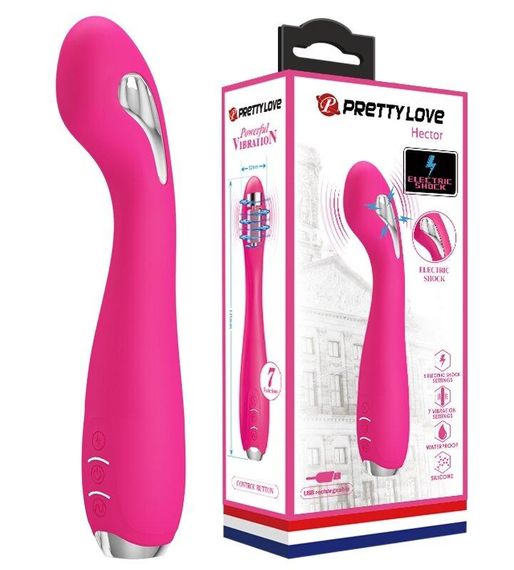 Вібратор Pretty Love-HECTOR G-SPOT VIBRATOR з електростимуляцією, BI - 014765-1 Sex Aura
