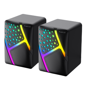Акустическая система 2.0 6W USB черный Havit HV-SK763