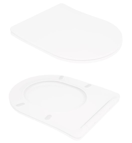 Унітаз підлоговий Qtap Virgo Ultra Quiet з сидінням Slim Duroplast/ Soft-close/ Quick Release QT18226092AW | Зображення 3