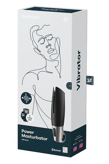 Смарт-мастурбатор Satisfyer Power Masturbator для використання на верхній половині пінису, чорний sexstyle | Зображення 9