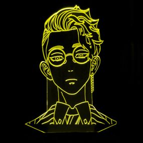 Акриловый светильник-ночник Сюдзи Ханма желтый tty-n001426