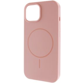 Чохол Silk Full Protective (AA) NO LOGO with Magnetic Fit для Apple iPhone 14 (6.1") Рожевий / Pink Sand