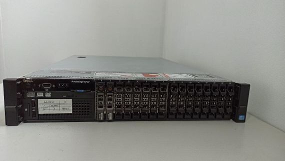 Сервер Dell PowerEdge R720 2U Rack / 2x Intel Xeon E5-2643 (4 (8) ядра по 3.3 - 3.5 GHz) / 128 GB DDR3 / 2x 450 GB SAS / iRMC S3 Graphics / Два блока питания 750W б/у | Зображення 2
