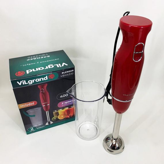 Блендер для соусів і пюре ViLgrand, Блендер для кухні подрібнювач з чашею Настільний смузі UL-79 | Зображення 3