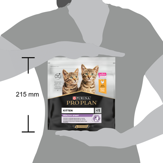 Сухий корм Purina PRO PLAN Kitten Healthy Start <1 для кошенят, курка 0.4кг | Зображення 2