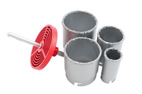 Набор корончатых сверл по плитке Intertool - 4 шт. (33, 53, 67, 73 мм) (SD-0429)