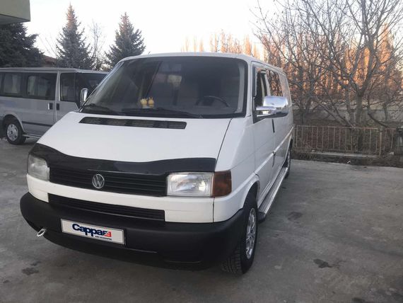 Дефлектор капоту (прямі фари) (EuroCap V1) для Volkswagen T4 Caravelle/Multivan | Зображення 4