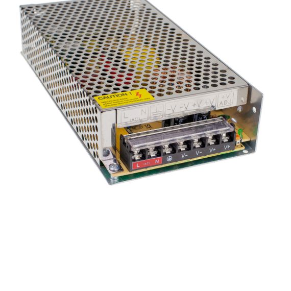 Блок питания светодиодный 6,3A DR-150W IP20 AC 170-264V DC 24V 6,3A | Зображення 3