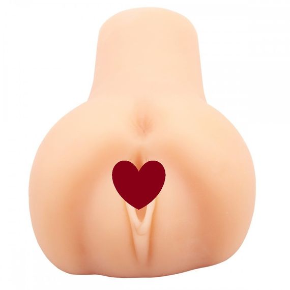 Мастурбатор вагина с вибрацией Chisa Man Q Virgin Abby из киберкожи, бежевый Sex Aura