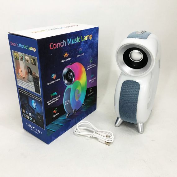 Нічник INSPIRE N70 APP 6W 2000 mAh, зарядний пристрій з підсвічуванням та вбудованим динаміком | Зображення 9