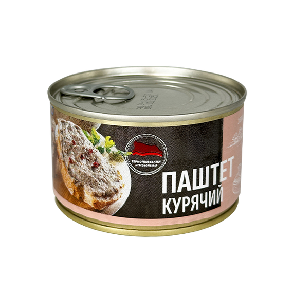 Паштет курячий Тернопільський м'ясокомбінат 225 г