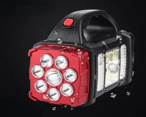 Powerbank LED-ліхтарик HB-1678 на сонячних батареях | Зображення 1