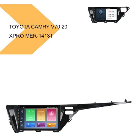 Автомагнітола штатна Toyota Camry V70 2018 10 +CAN Android 10.1 4/32 чорний XPRO (MER-14131_5866) | Зображення 1