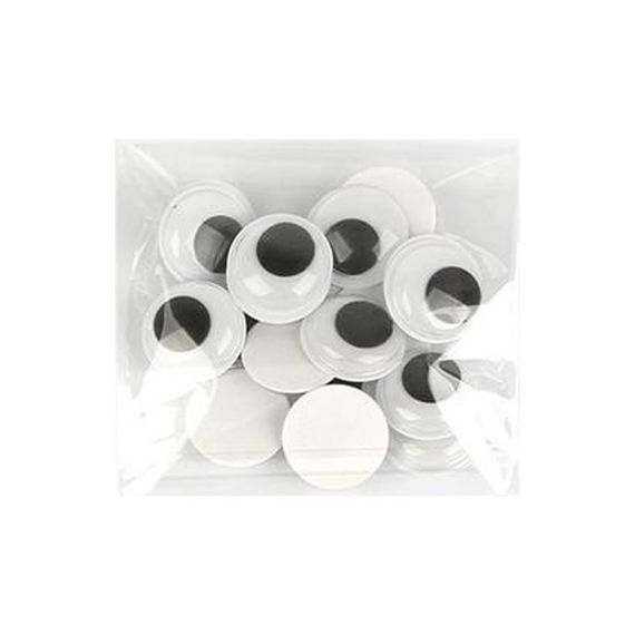 Творческий набор для аппликаций "Глаза" ЕД-528, 25 мм, 10 грамм, 28 штук