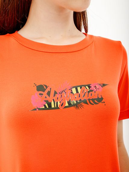 Футболка AUSTRALIAN LOGO FLOWERS TEE JERSEY V | Зображення 2