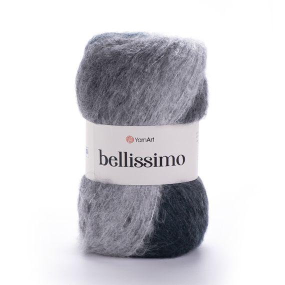 Пряжа YarnArt Bellissimo 1401 нитки для в'язання, плетення, гачкування