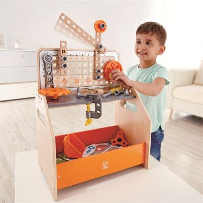 Конструктор Hape Junior Inventor Научный верстак настольный 58 деталей (E3028) | Зображення 5
