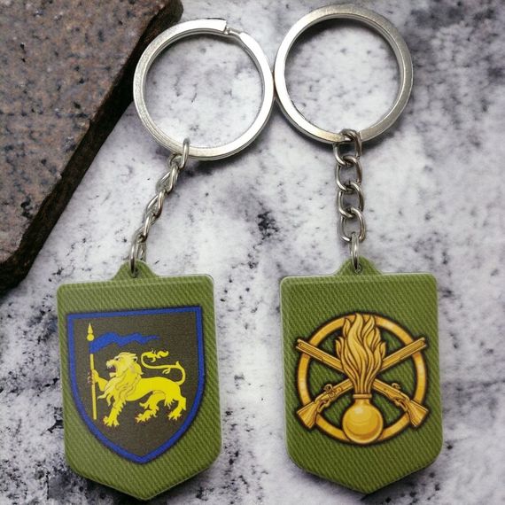 Брелок гумовий 60 окрема механізована бригада | Зображення 1