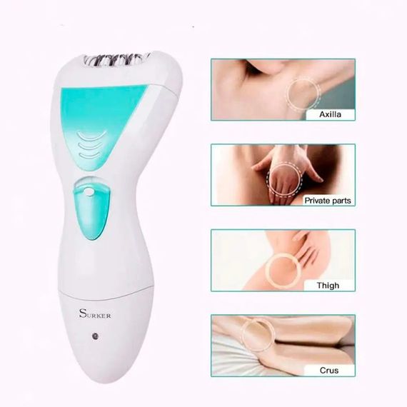 Пилка для ступень Gemei, Епілятор для лінії бікіні Жіноча електробритва пахв ZU-95 | Зображення 1