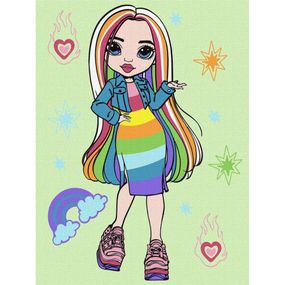 Картина за номерами "Rainbow High Amaya Raine" KHO1236, 30х40 см