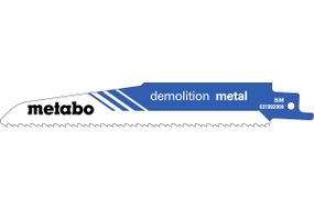Полотно пилкове для шабельних пил Metabo «DEMOLITION METAL», 150 X 1,6 мм 631992000