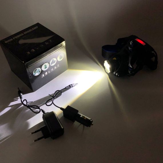 Ліхтар для голови зі світлодіодами PLD-T115-PM30-TG, Водонепроникний ліхтарик, Налобний ліхтар bailong JH-84 | Зображення 6