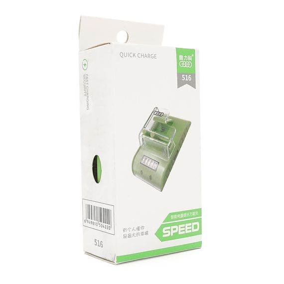 Універсальний зарядний пристрій Aoleaky 4.2V 0.5A,220V, Green, Box | Зображення 2