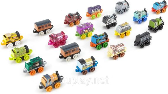 Игровой набор 20 мини-поездов Паровозик Томас и друзья. Thomas & Friends MINIS Toy Train 20 Pack Fisher-Price | Зображення 2