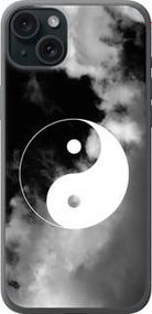 Чохол на iPhone 15 Plus Інь і Янь із силікону FCh_014848