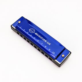 Губна гармоніка Musicality H10-BL _Harmonica (До) (Blue) (губна гармошка)