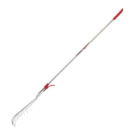 Грабли веерные Intertool - 15 прутьев раздвижные с ручкой PRO (FT-3008) | Зображення 2