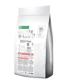 Корм Nature's Protection Superior Care White Dogs Grain Free Starter All Breeds сухий для щенят з білим забарвленням вовни 17 кг