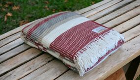 Плед Aksu 160×220 см. Cunda Kirmizi