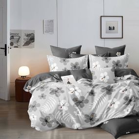 Постільна білизна сімейна Dushka Home Полікотон 21092 160х215х2 см