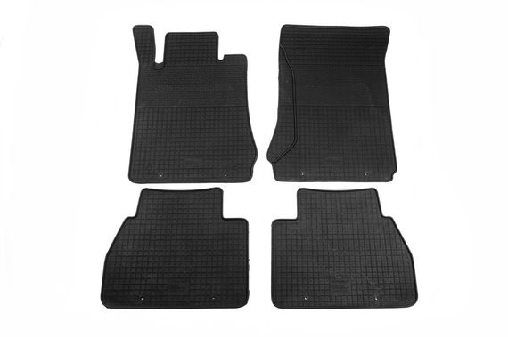 Гумові килимки (4 шт, Polytep) для Mercedes E-сlass W210 1995-2002 рр | Зображення 1