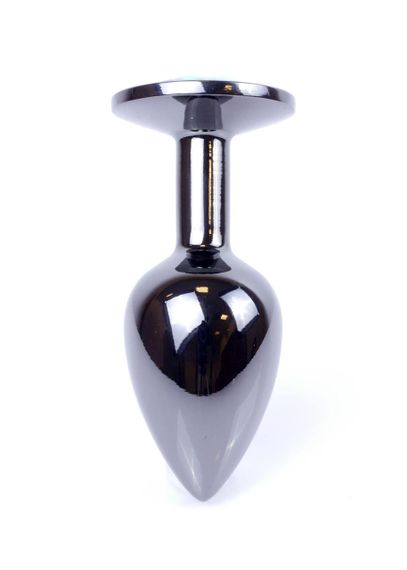 Анальная пробка - Jewellery Dark Silver Plug Pink sexstyle | Зображення 5