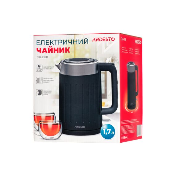 Електрочайник Ardesto EKL-F18B | Зображення 5