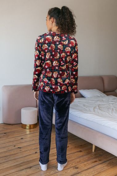 Піжама жіноча "Family look" Носи своє 52 Синій (p-12654-141733) | Зображення 6