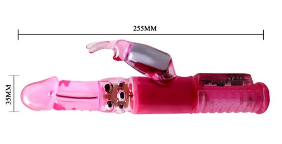 Вібратор із стимулятором клітора та функцією ротації BAILE - Pleasurizer Legend toyz, 8 vibration functions 8 rotation functions, | Зображення 8