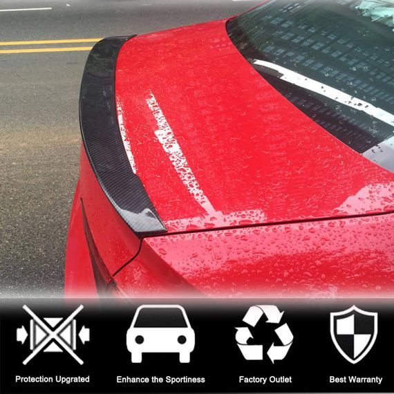 Спойлер V5 (для SD Carbon) для Ауди A4 B9 2015-2024 гг | Зображення 3