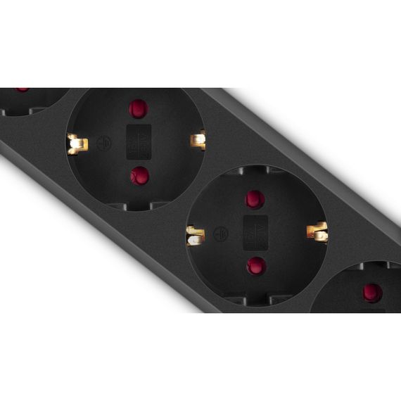 Мережевий фільтр живлення REAL-EL RS-6 Protect M 3m, black (EL122300034) | Зображення 7