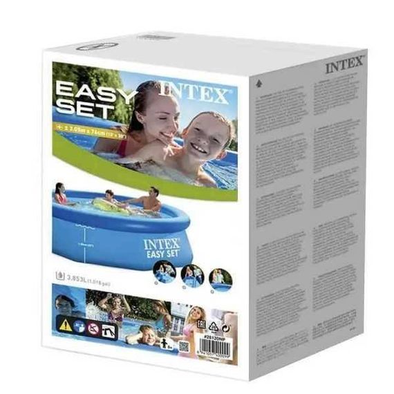 Басейн intex 28212 (366х76см) 6500л + фільтр + насос